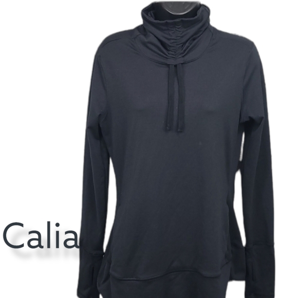 CALIA by Carrie Underwood Tops Calia Black Funnel Neck Sweatshirt